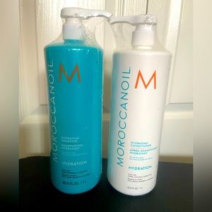 1L Hydrating Moroccanoil Shampoo and Conditioner